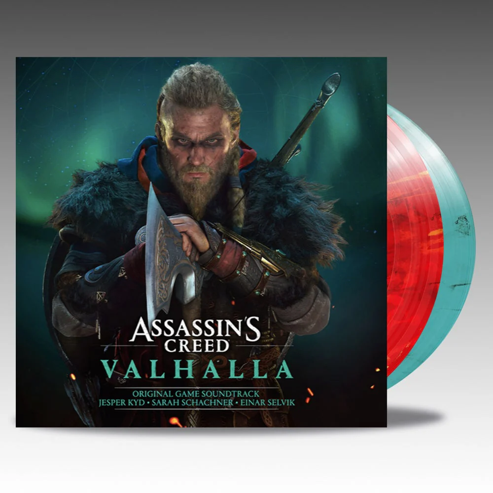Assassin's Creed Valhalla (Original Game Soundtrack) - Red W /Yellow Splatter & Teal W /Black Smoke