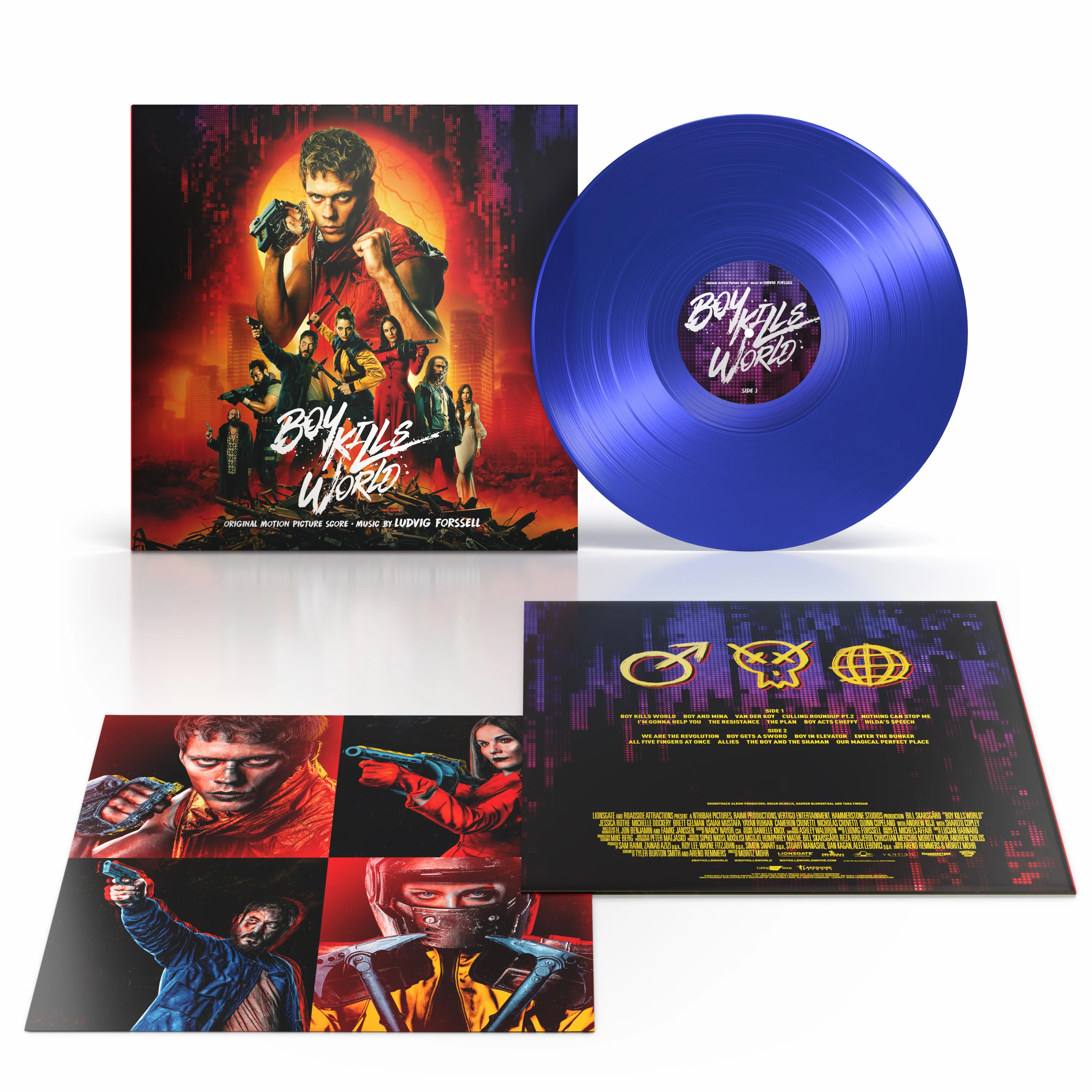 Boy Kills World (Original Motion Picture Score) 'Translucent Cobalt Blue Vinyl' - Ludvig Forssell - Image 2