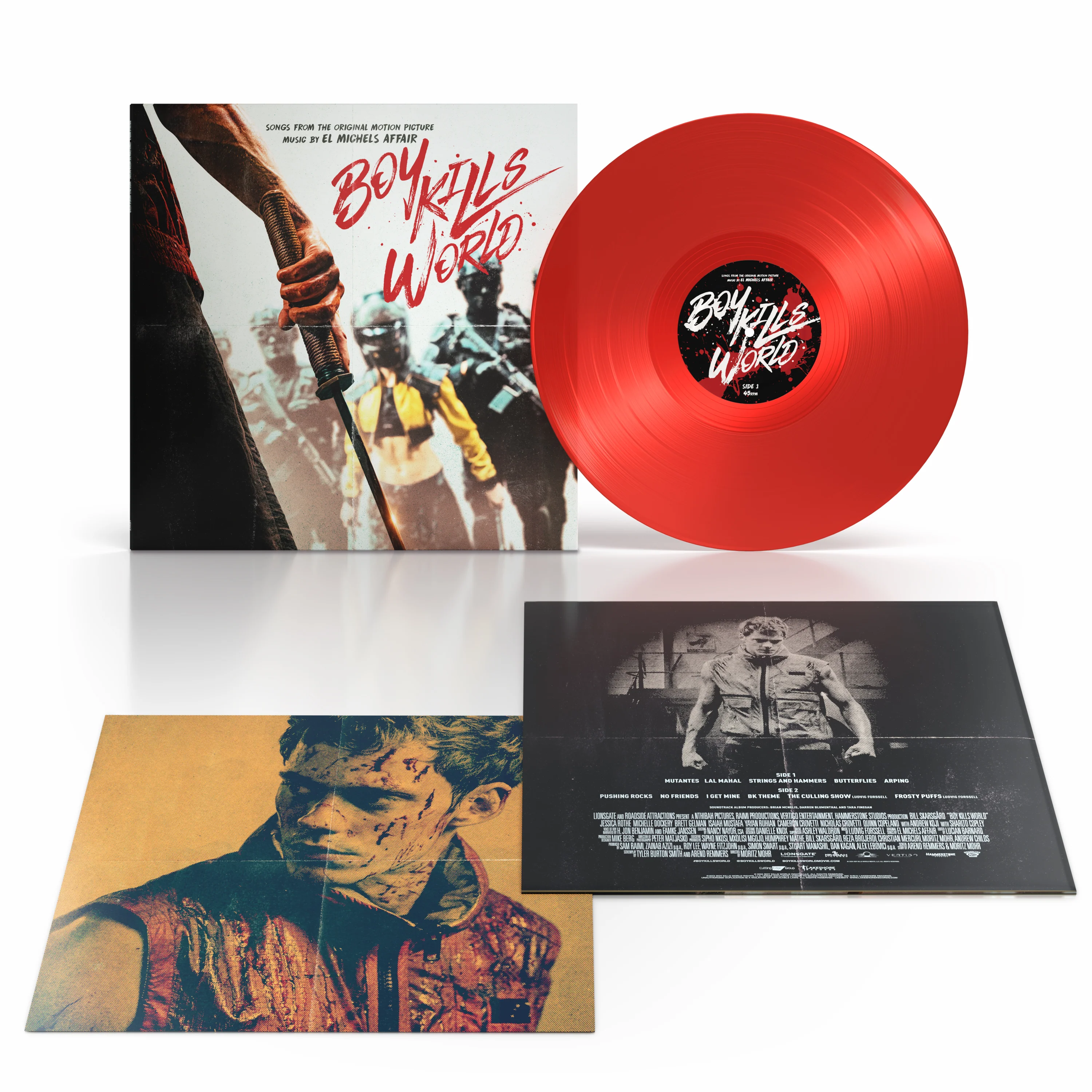 Boy Kills World (Songs From The Original Motion Picture) 'Translucent Red Vinyl' - El Michels Affair - Image 2