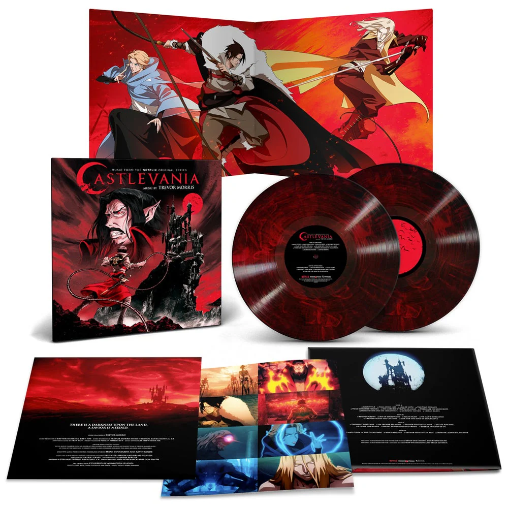 Castlevania (Music From The Netflix Series) 'Red Marble' Vinyl - Trevor Morris - Image 2
