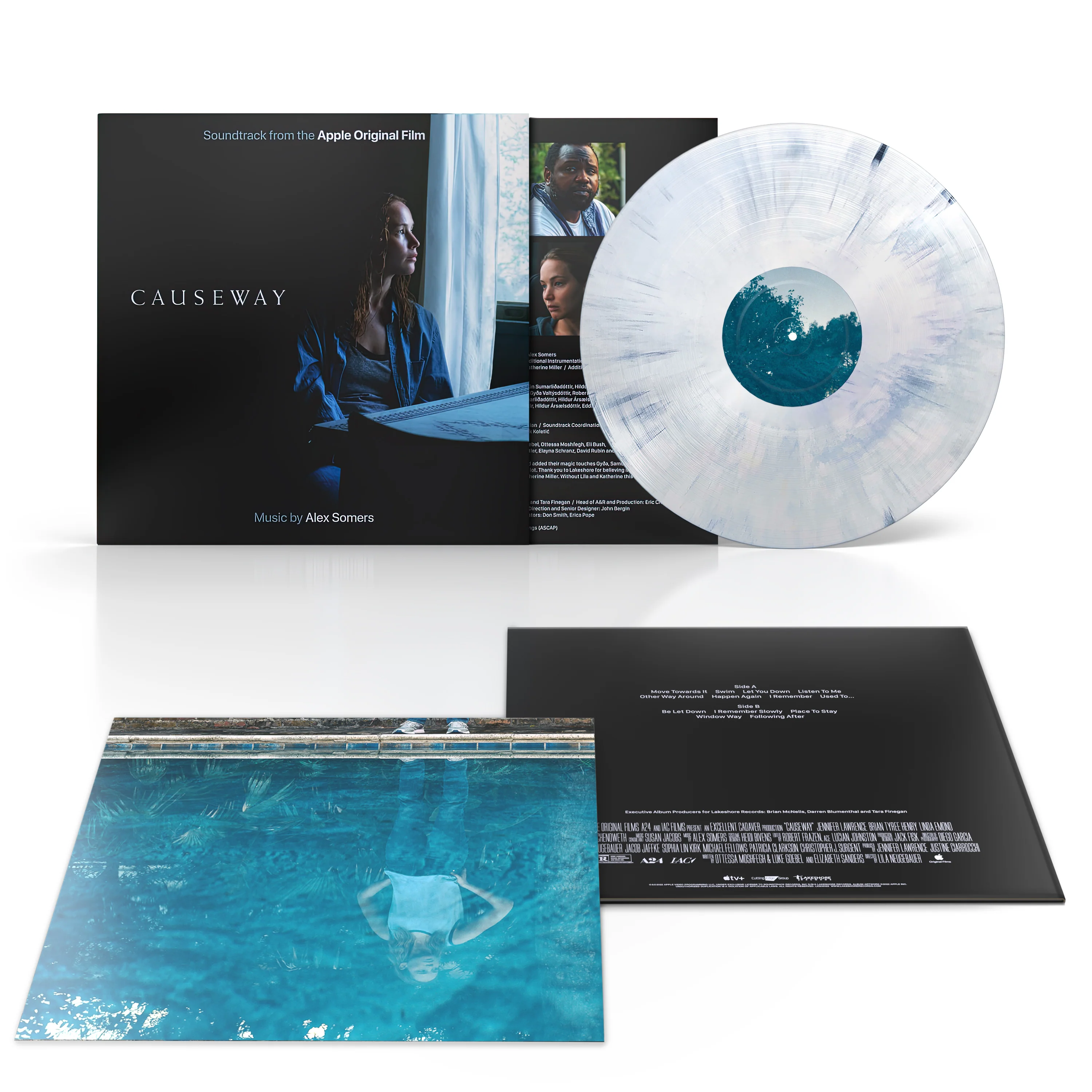 Causeway (Soundtrack From The Original Apple Film) - 'White/Blue/Black Vinyl' - Alex Somers - Image 2