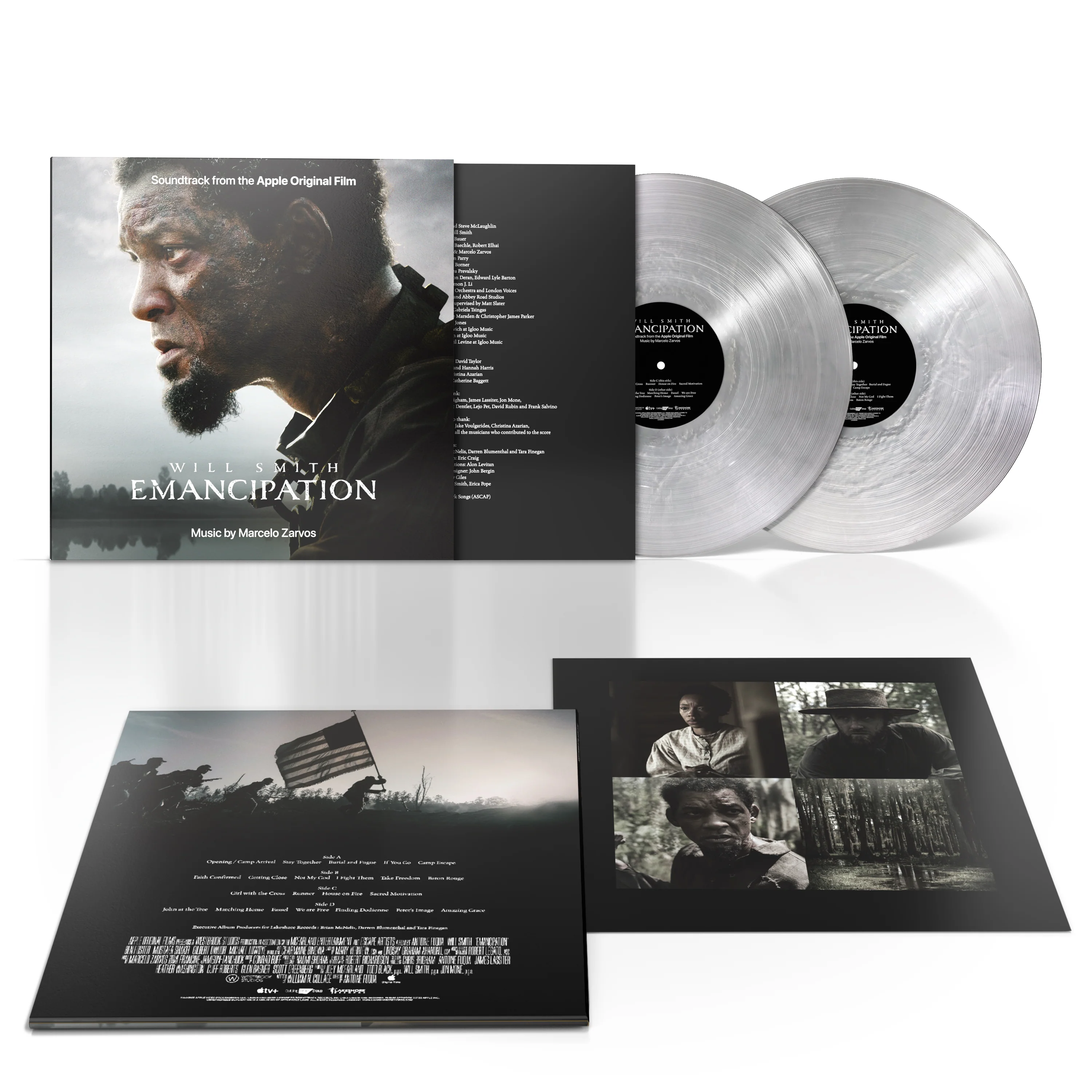 Emancipation (Soundtrack From The Apple Original Film) - 2 x 'Metallic Silver' Vinyl - Marcelo Zarvos - Image 2