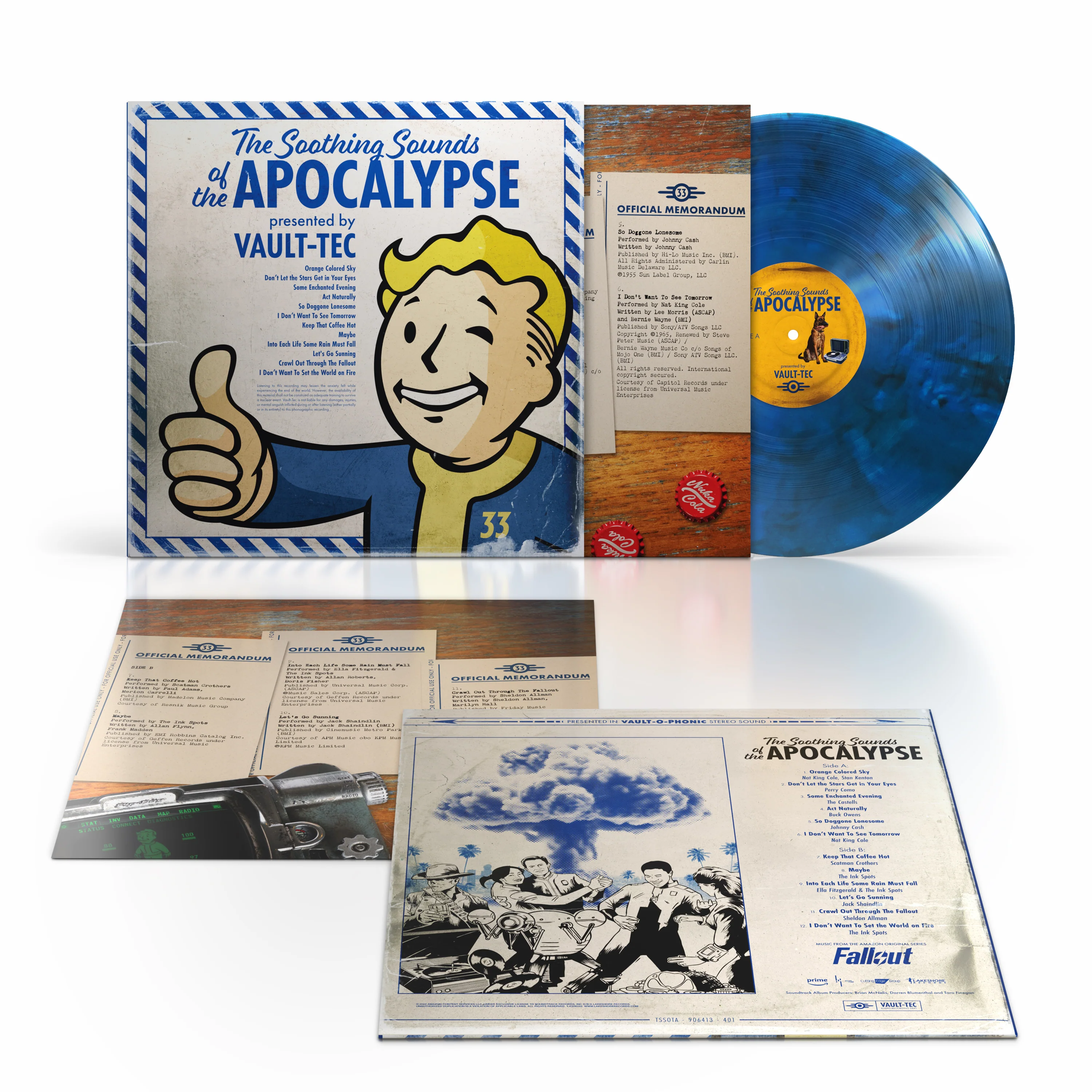 Fallout: The Soothing Sounds Of The Apocalypse 'Blue Smoke Vinyl - Various Artists - Image 2