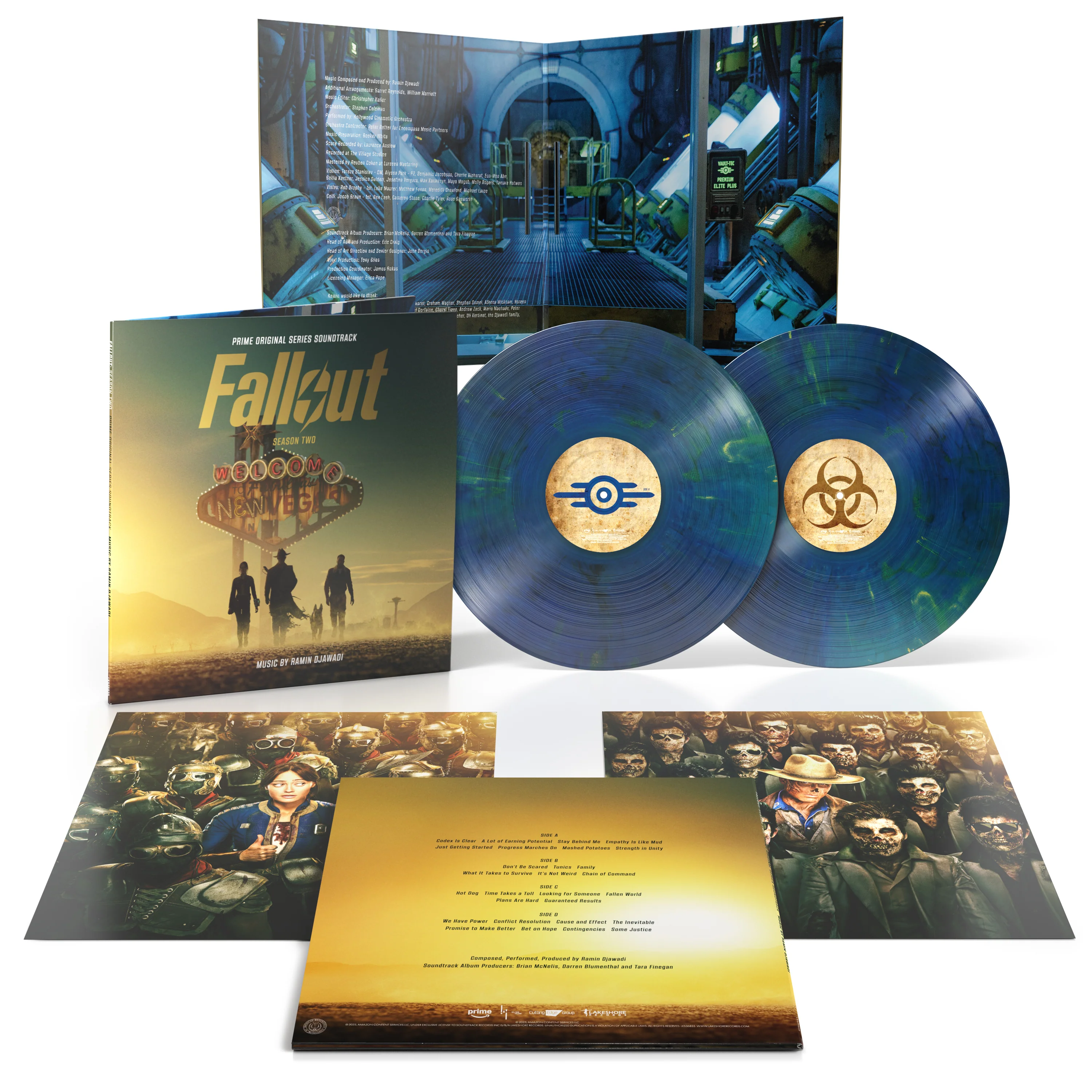 Fallout Season 2 (Prime Original Series Soundtrack) - 2 x Gold/Cobolt Shimmer Vinyl - Image 2