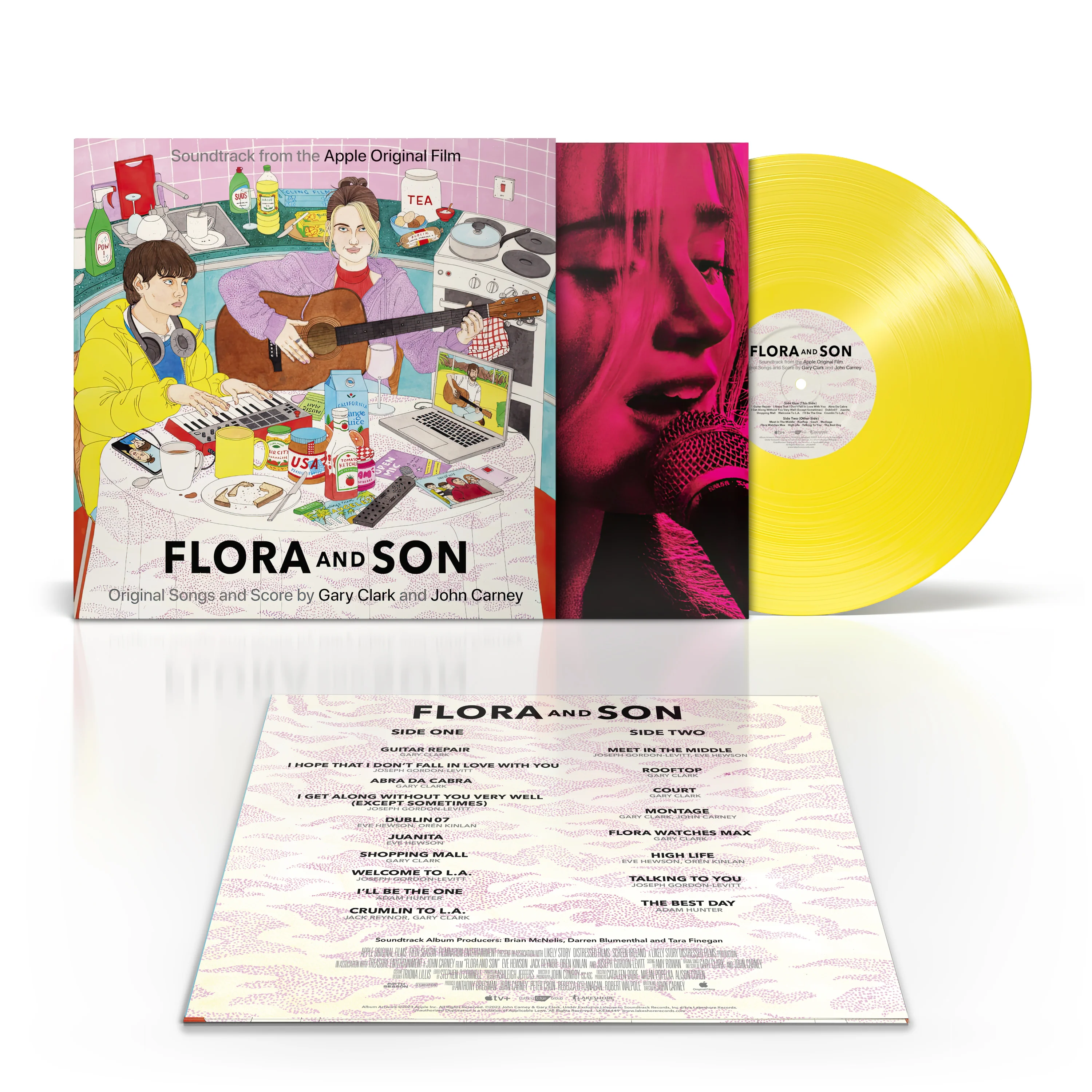 Flora and Son (Soundtrack From The Apple Film) - 'Opaque Yellow Vinyl' - Gary Clark and John Carney - Image 2