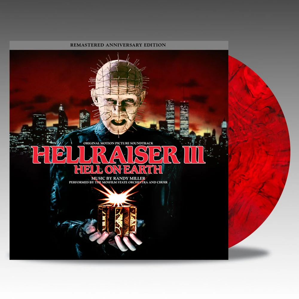 Hellraiser III - Hell On Earth 'Red W/ Black Smoke' Vinyl - Randy Miller
