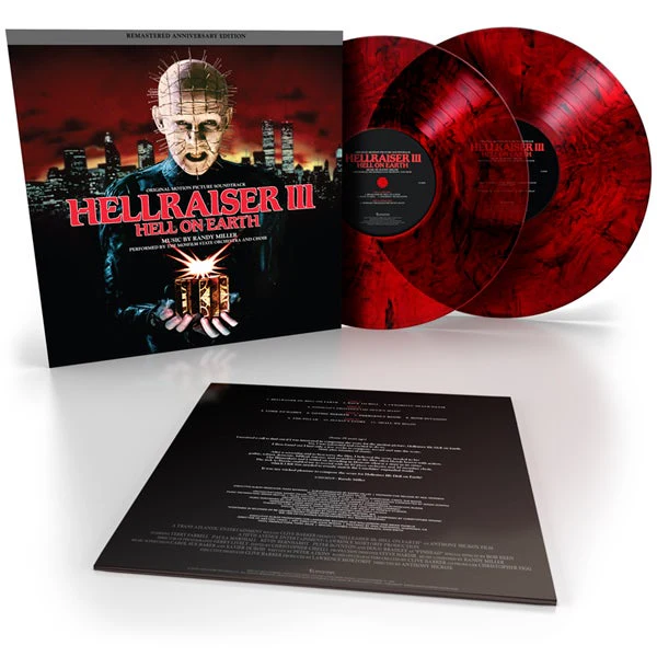 Hellraiser III - Hell On Earth 'Red W/ Black Smoke' Vinyl - Randy Miller - Image 2