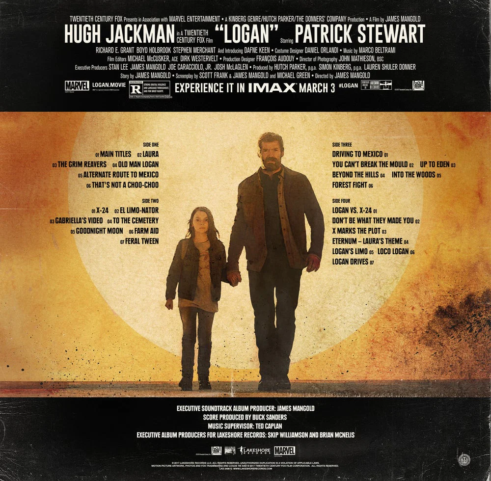 Logan (Original Motion Picture Soundtrack) 2 x 'Black Vinyl' - Marco Beltrami - Image 4