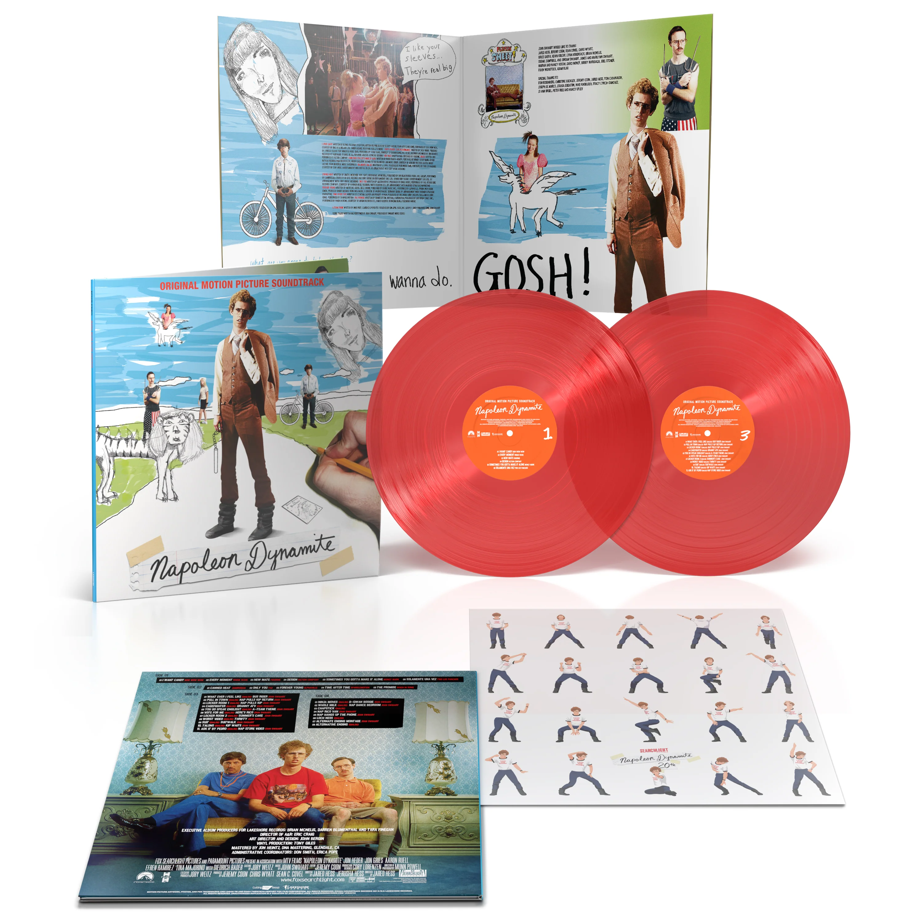Napoleon Dynamite (Original Motion Picture Soundtrack) 20th Anniversary Edition - 'Transparent Ruby Vinyl' - Various - Image 2