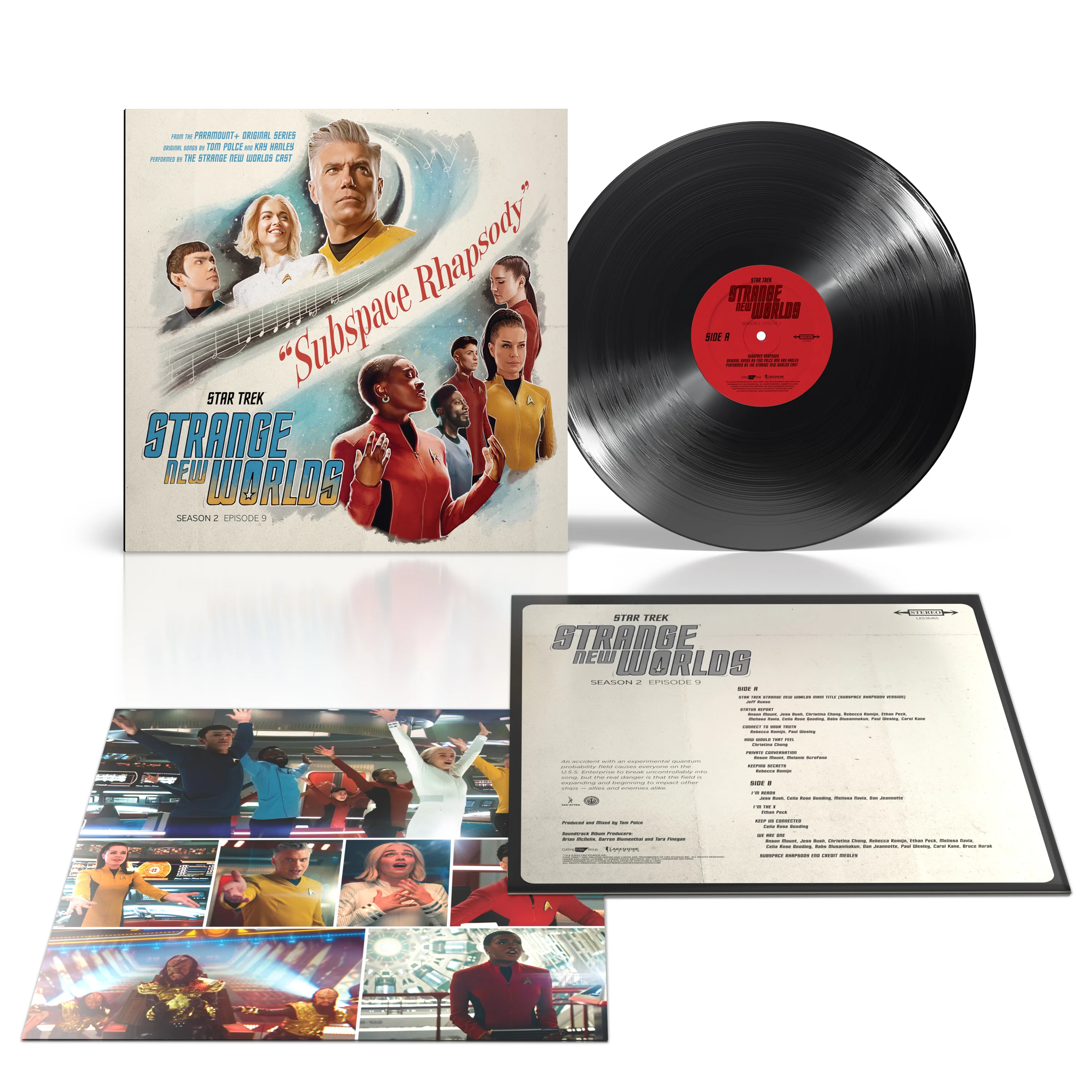 Star Trek Strange New Worlds "Subspace Rhapsody" - 'Black Vinyl' Various Artists - Image 2