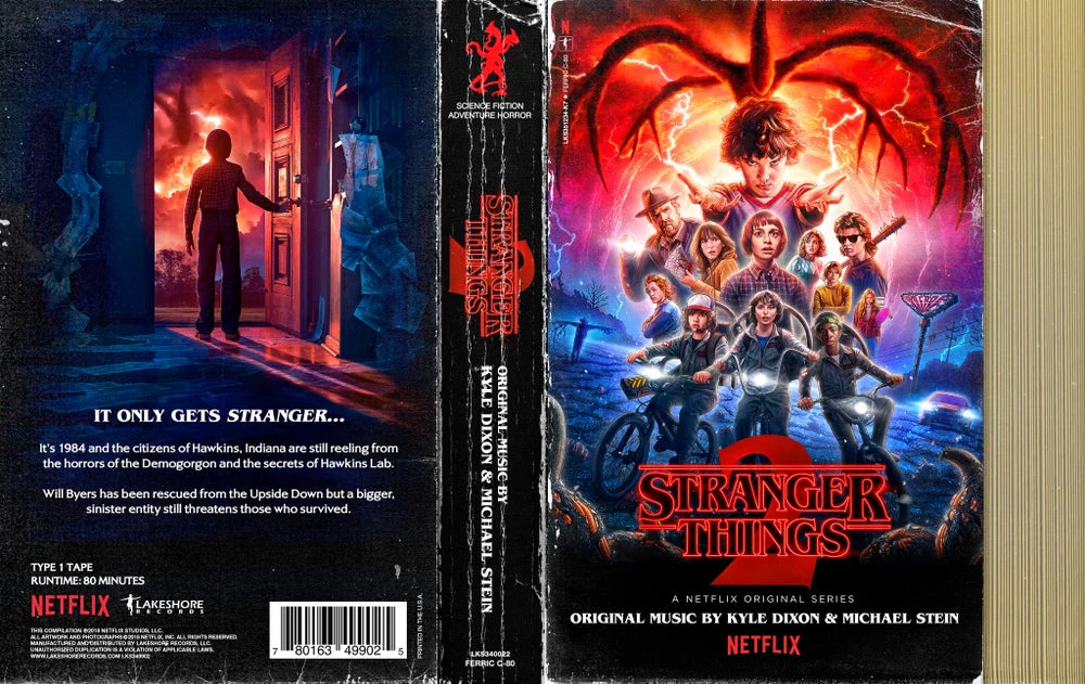 Stranger Things 2 'Paperback' Cassette - Kyle Dixon & Michael Stein - Image 3