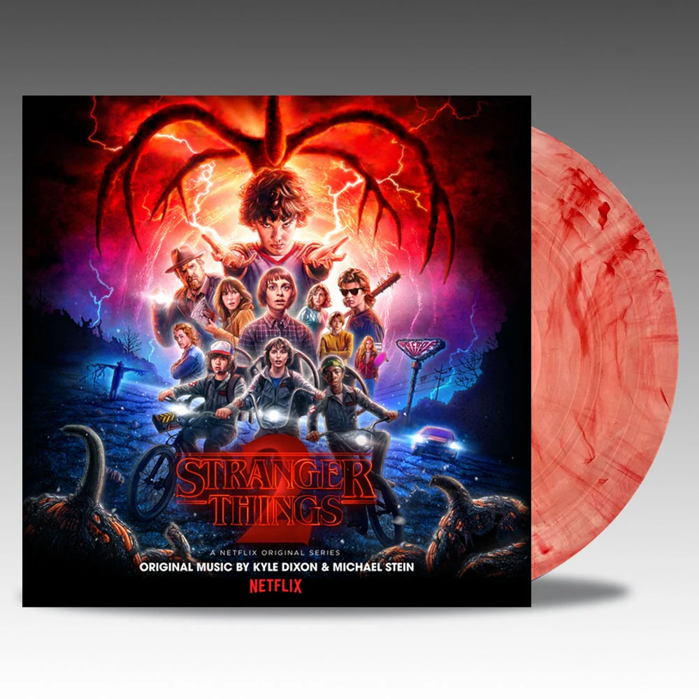 Stranger Things 2 'Telekinetic Red Swirl' Vinyl - Kyle Dixon & Michael Stein