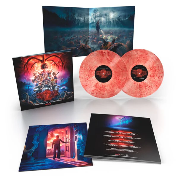 Stranger Things 2 'Telekinetic Red Swirl' Vinyl - Kyle Dixon & Michael Stein - Image 2