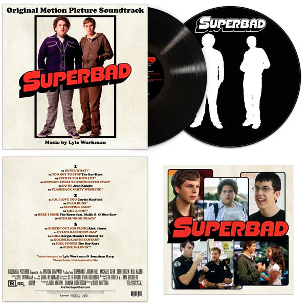 Superbad (Original Motion Picture Soundtrack) 'Black Vinyl' - Lyle Workman // Various - Image 2