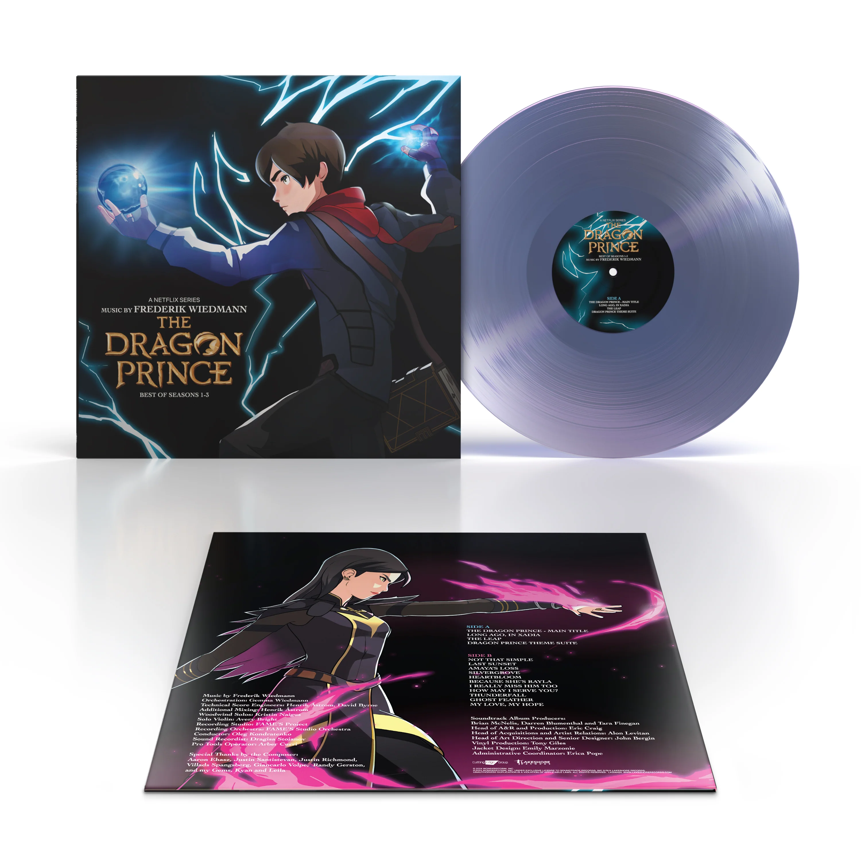 The Dragon Prince (A Netflix Series) Best Of Seasons 1-3 - 'Iridescent Blue Vinyl' - Frederik Wiedmann - Image 2