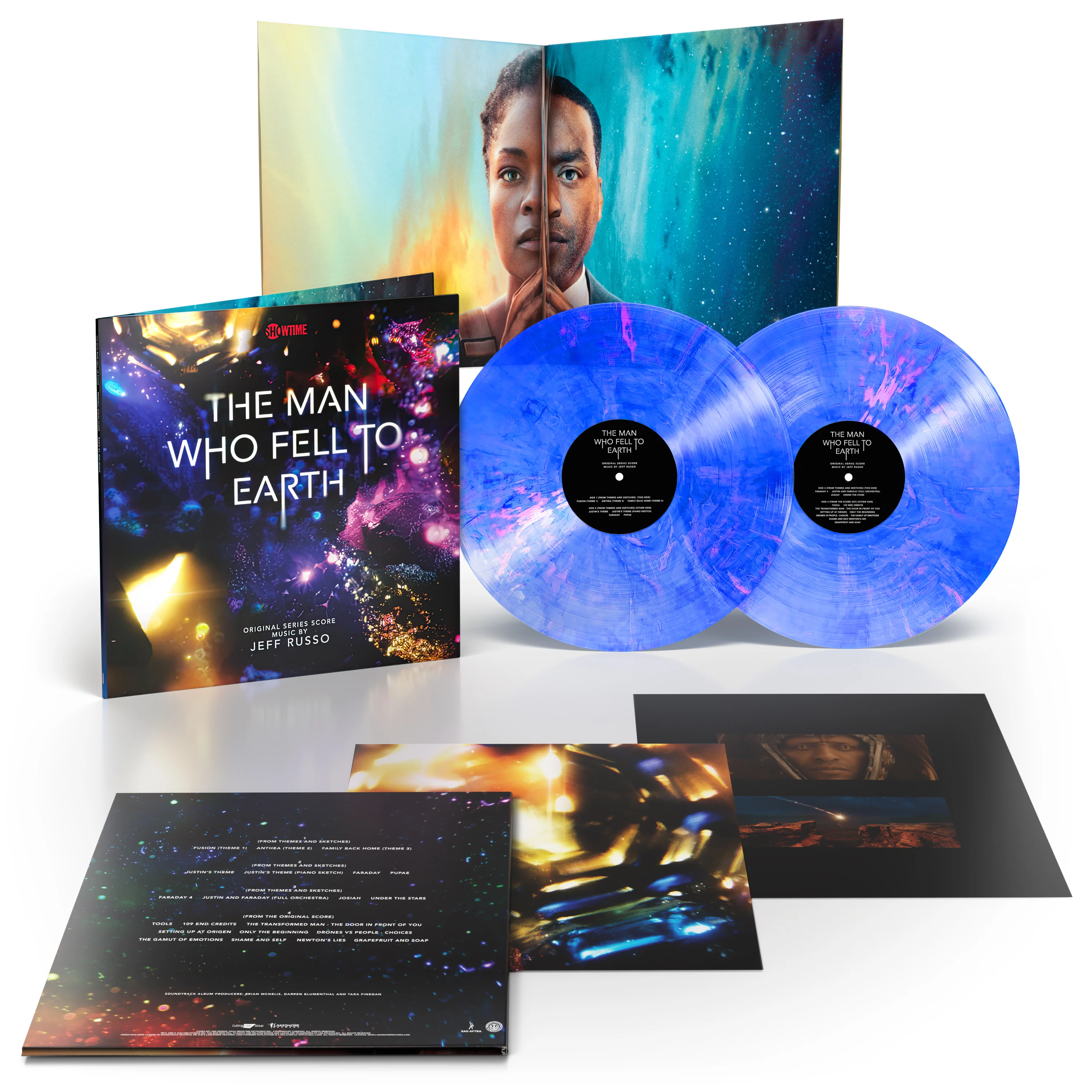 The Man Who Fell To Earth (Original Series Score) - 'Transparent Blue & Pink' Vinyl - Jeff Russo - Image 2