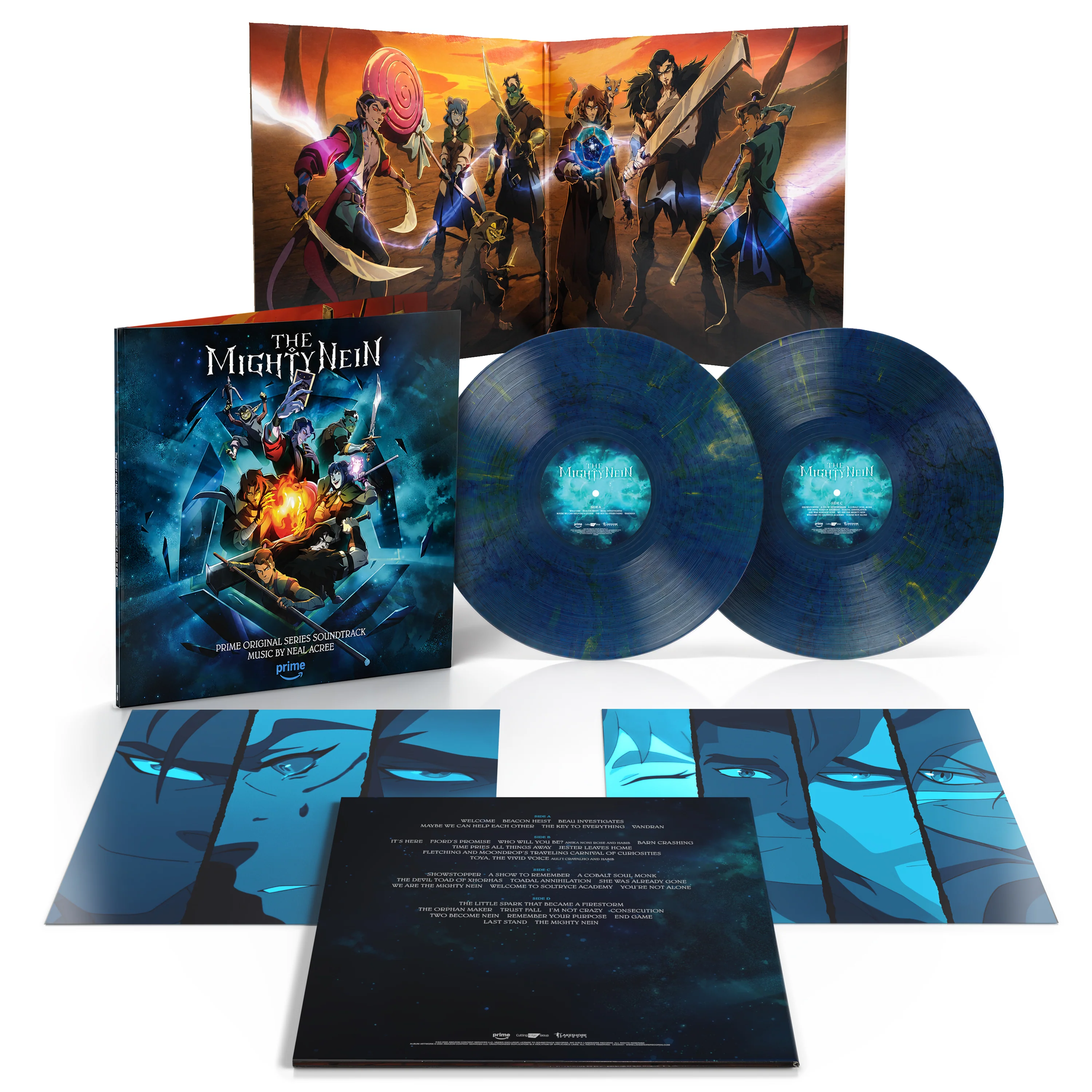 The Mighty Nein (Prime Original Series Soundtrack) '2 x Gold/Cobalt  Colored Vinyl' - Neal Acree - Image 2